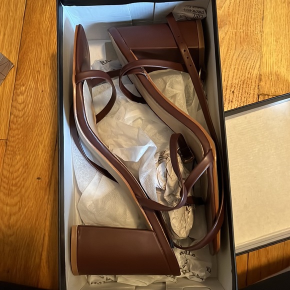 Molika Brown Strappy Heel - Picture 3 of 4